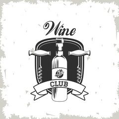 Poster - Wine Club emblem