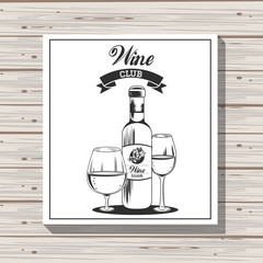 Poster - Wine club emblem