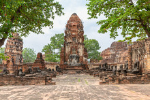 Wat Phra Mahatat, Ayutthaya, Thailand, Asia
