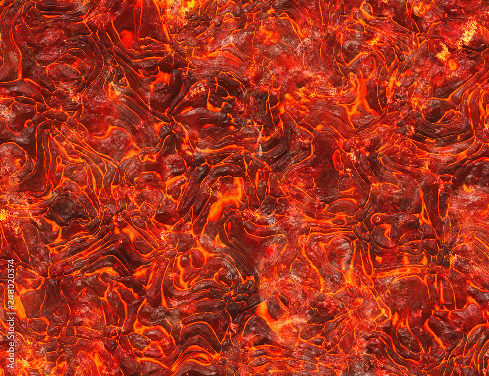 heat red lava texture of eruption volcano Stock Illustration | Adobe Stock