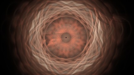 Aufkleber - Fantasy chaotic colorful fractal pattern. Abstract fractal shapes. 3D rendering illustration background or wallpaper