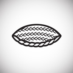 Poster - Cake icon on white background for graphic and web design, Modern simple vector sign. Internet concept. Trendy symbol for website design web button or mobile app