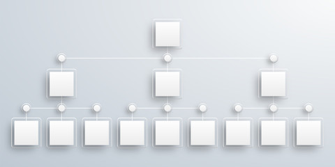 Wall Mural - Organization Chart, Vector Graphics