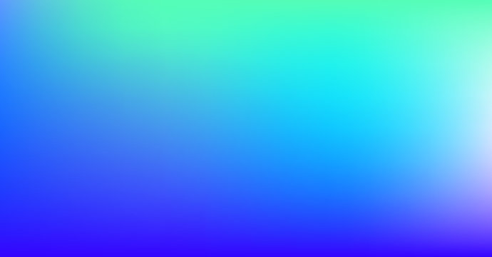 Purple Blue Gradient Vibrant Dreamy Vector Background. Sunrise, Sunset, Sky, Water Color Overlay Neon Design Element. Luxury Trendy Holograph Defocused Texture. Digital Funky Cool Tech Gradient Paper.