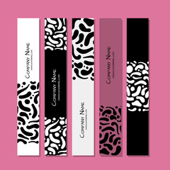Poster - Banners design, abstract liguid background