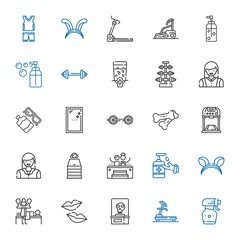 Sticker - body icons set