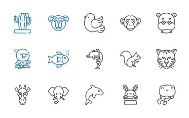 Sticker - wild icons set