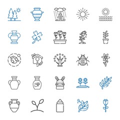 Sticker - spring icons set