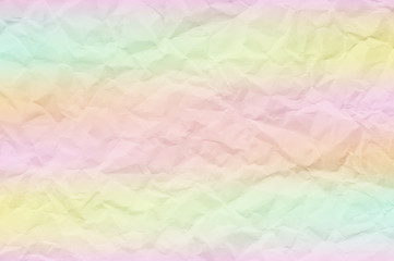 Wall Mural - Holographic pattern with crumpled paper