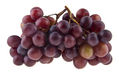 Canvas Print - grapes isolated on white background