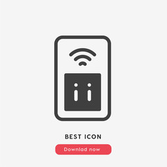 Poster - wifi icon vector