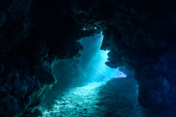 Caves of Claudia Reef at the Red Sea, Egypt