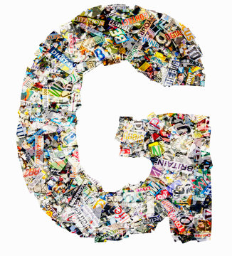 newspaper letter Y
