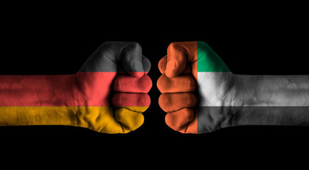 Canvas Print - Germany vs United arab emirates