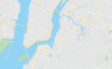 Fototapeta  -  New York City, USA, printable map