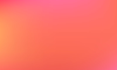 Living coral vector color gradient background. Trend color of the year 2019 pink and red living coral palette background