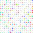 © Olena - The bright colorful squares on a white background.