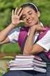 © dtiberio - Catholic Colombian Girl Student Having Fun Wearing Uniform