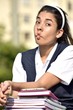 © dtiberio - Female Student Making Funny Faces
