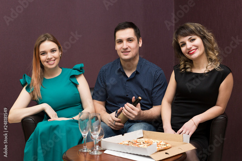 One Man In The Company Of Two Women Party Alcohol Girls Seduce A Man One Man In The Company Of Two Women Party Alcohol Girls Seduce A Man