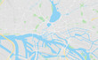 Hamburg, Germany, printable map