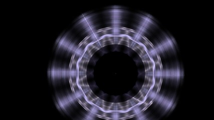 Aufkleber - Fantasy chaotic colorful fractal pattern. Abstract fractal shapes. 3D rendering illustration background or wallpaper
