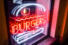 Burgers  Led Sign