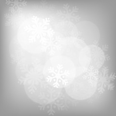 Abstract silver christmas background