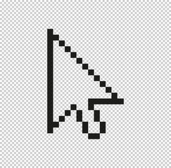 Fototapete - arrow cursor  - black vector icon