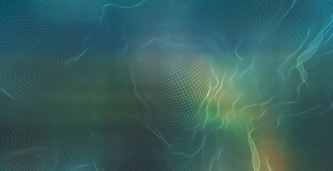 Network technology concept blurred abstract gradient background