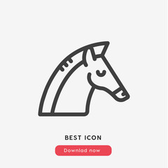 Wall Mural - horse vector icon