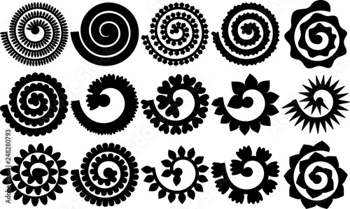 Download Rolled Flowers For Origami And Quilling, Flowers Templates ...