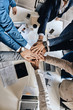 © alfa27 - business people holding hands together, togetherness. success win