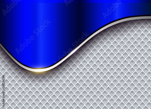 Abstract business background, elegant silver blue