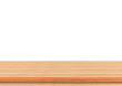 © natrot - Empty brown wooden table and black paper background, Use as product display montage.