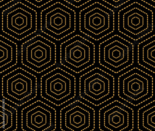 japonskiego-stylu-tla-zloty-bezszwowy-deseniowy-wizerunku-wieloboka-geometrii-kropki-linii-rama