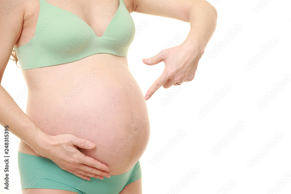 妊娠していることをアピールする薄緑色の下着を着た臨月の妊婦 Buy This Stock Photo And Explore Similar Images At Adobe Stock Adobe Stock 妊娠していることをアピールする薄緑色の下着を着た臨月の妊婦 Buy This Stock Photo And Explore Similar Images At Adobe Stock Adobe Stock