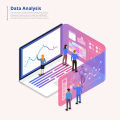 Wall Mural - Data analytics tools