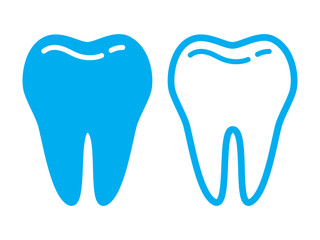 Wall Mural - Teeth icon. Vector illustration.