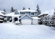 © tab62 - Rare snow storm in Northwest United States with residential home in background