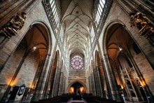 Interior View Of St. Vitus Cathedral