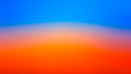 abstract blur orange and blue gradient bakcground