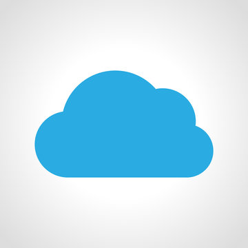 Cloud Icon. Multicolored weather icon