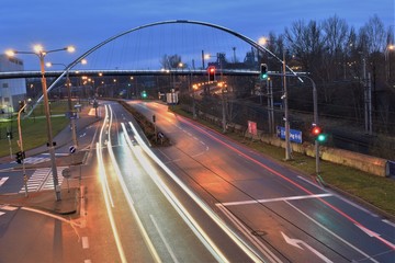 traffic at night