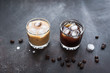 Black and White Russian Cocktails