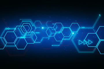 Poster - Digital business interface wallpaper
