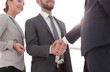 © ASDF - image of handshake of business partners.
