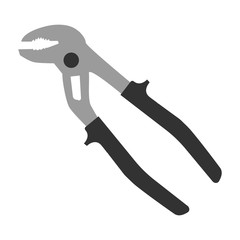 Wall Mural - Water Cimping Pliers icon. Repair symbol. Vector illustration isolated on white background.