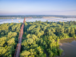 Wall Mural - Chain of Rocks Bridge