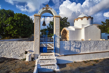 Poster - Orthodox church belfry on the island of Rhodes .